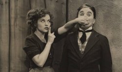 Charlie Chaplin shushed Meme Template