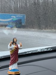 Buddy Christ Looking Out For Me Meme Template