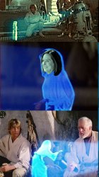 Help me Obi Wan Kenobi you're my only hope Meme Template
