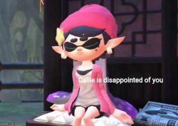Callie is disappointed of you Meme Template