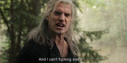 Geralt can't fucking sleep Meme Template