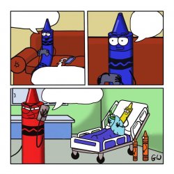 Crayons Meme Template