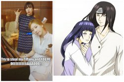 Neji and Taeyeon comparisons Meme Template