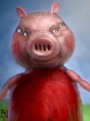 Nightmare Peppa Pig Meme Template