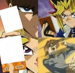 Naruto revurse card Meme Template