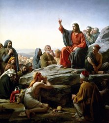 Jesus Sermon on the Mount Meme Template
