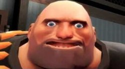 TF2 Heavy Pootis Face Meme Template