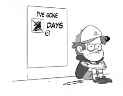 Dipper has gone 0 days without x Meme Template