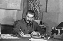 Stalin writing Meme Template