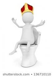 Potty king Meme Template