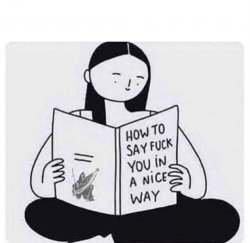 How to say fuck you in a nice way Meme Template