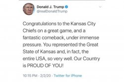 Trump KC Chiefs Meme Template