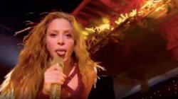 Shakira Superbowl Tongue Meme Template