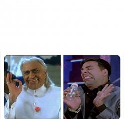 Akshay Kumar cringe face Meme Template