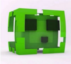 Minecraft Slime Meme Template