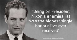 Trump enemies list FAIL Nixon Paul Newman Meme Template