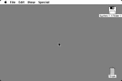 Mac OS System 1 Desktop Meme Template
