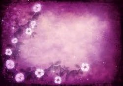 Blank Purple with flowers template Meme Template