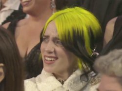 Billie Eilish at the Grammys Meme Template