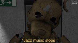 FNaC Jazz music stops Meme Template