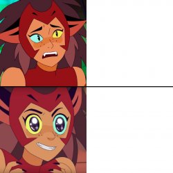 Catra Likes Meme Template