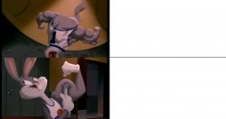 Bugs Bunny Muscles Meme Template