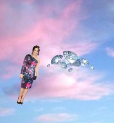 Floating Diamonds Meme Template