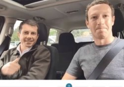 Buttigieg ZUCKERBERG Meme Template