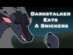 Darkstalker Eats a Snickers Meme Template