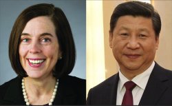 Kate Brown & Xi Meme Template