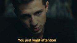 Charlie Puth Attention Meme Template