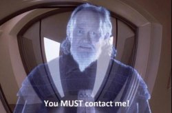 You MUST contact me! Meme Template