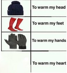 To warm my heart Meme Template