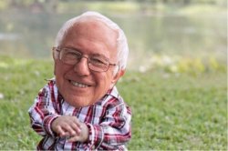 Evil baby Bernie Meme Template