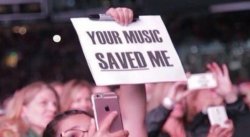 Your music saved me Meme Template