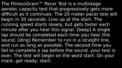 Pacer test Meme Template