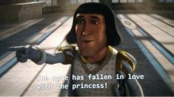 The Ogre Has Fallen in Love with the Princess Meme Template