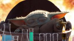 Baby Yoda Chemistry Meme Template