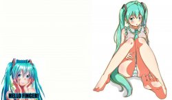 Cameltoe Miku: HELLO FINGER! Meme Template