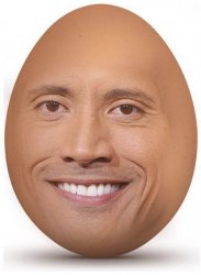 Dwayne the egg Meme Template