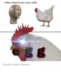 chicken egg Meme Template