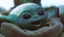 Baby Yoda Surprised Meme Template