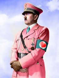 Hitler in Pink Meme Template