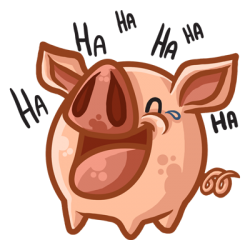 Laughing Pig Meme Template