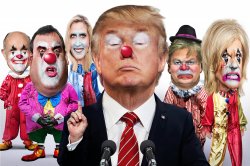 Trump clown Meme Template