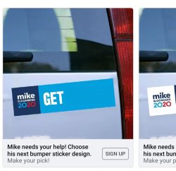 Bloomberg bumper sticker designer Meme Template