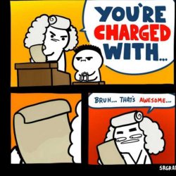 You're Charged With Meme Template