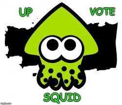 up vote squid Meme Template