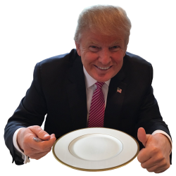 What's Trump Eating? Meme Template