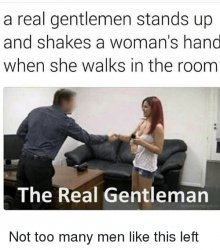 The real gentleman Meme Template